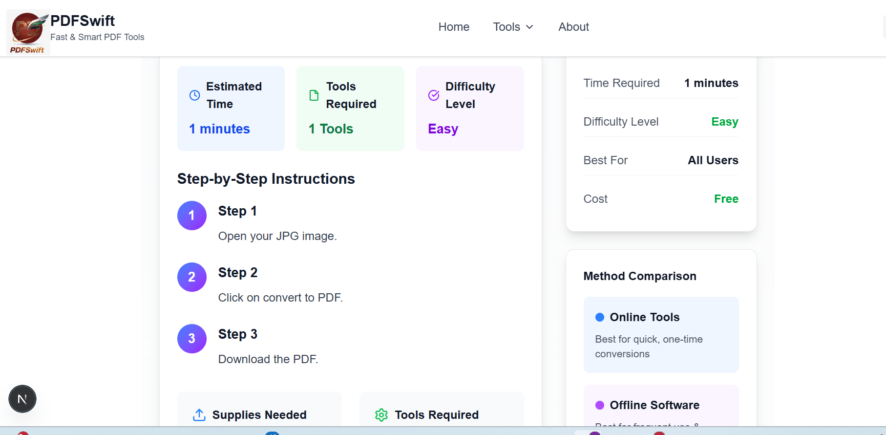 How to Convert JPG to PDF Online